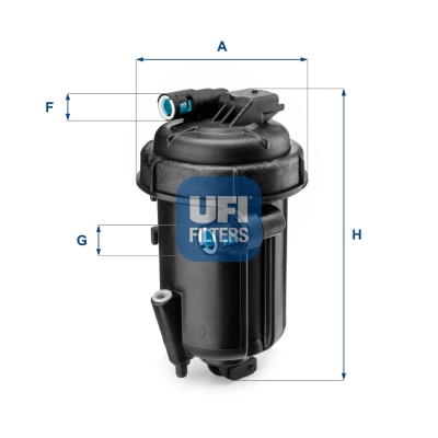 Filtro carburante UFI 55.163.00