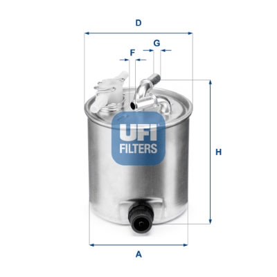 Filtro carburante UFI 55.392.00