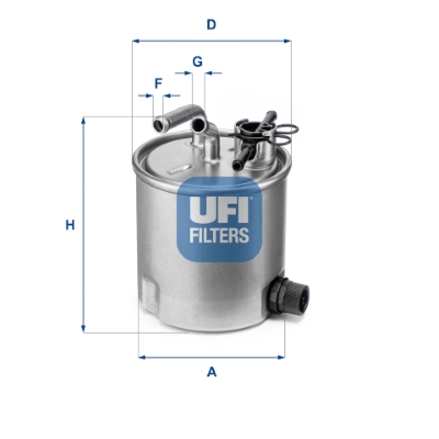 Filtro carburante UFI 55.394.00
