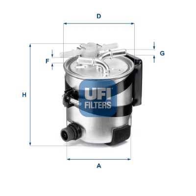 Filtro carburante UFI 55.418.00