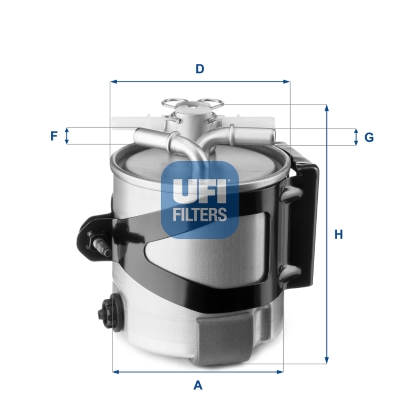 Filtro carburante UFI 55.430.00