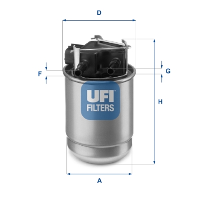 Filtro carburante UFI 55.517.00