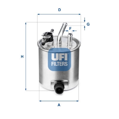 Filtro carburante UFI 55.582.00