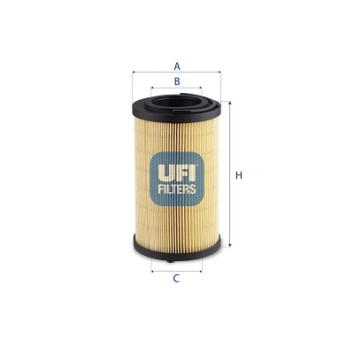 Filtro, sistema idraulico di lavoro UFI 76.221.00