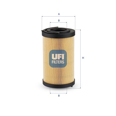Filtro, sistema idraulico di lavoro UFI 76.241.00
