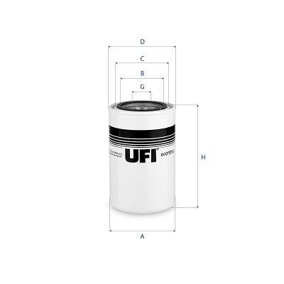 Filtro olio UFI 80.017.00