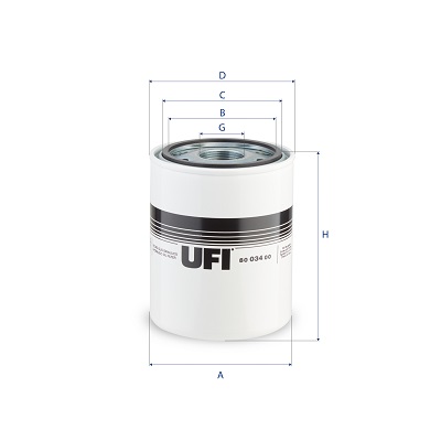 Filtro olio UFI 80.034.00