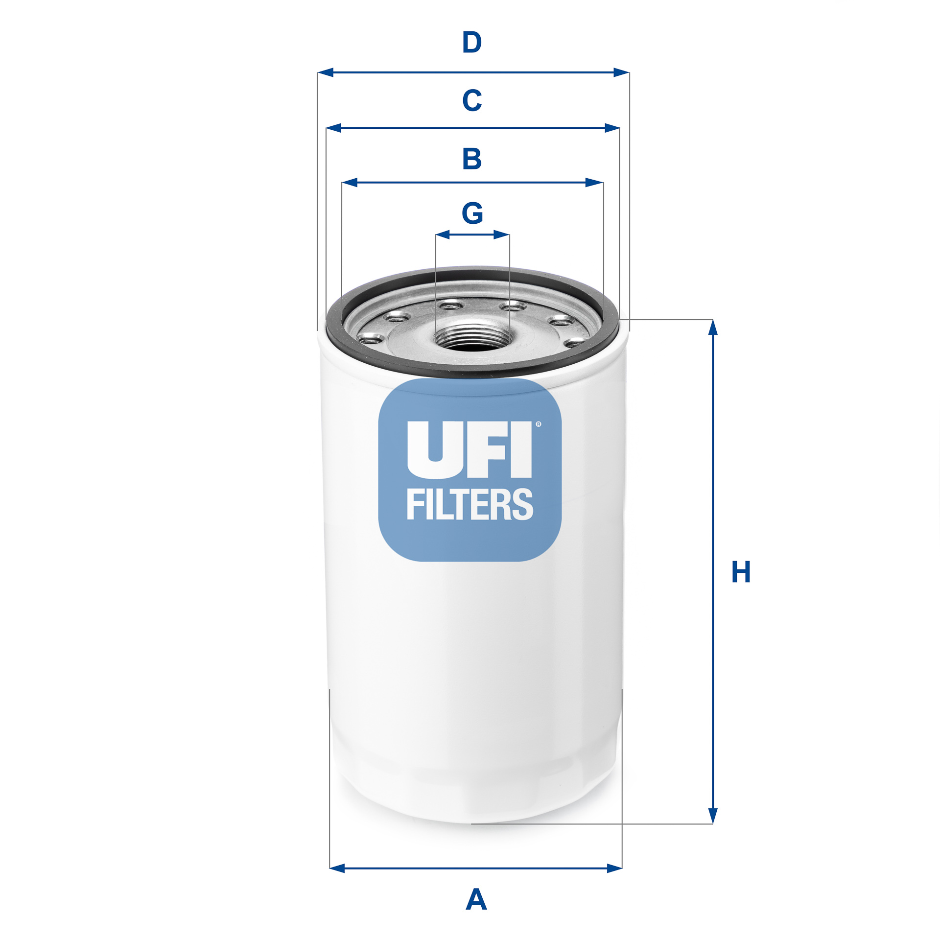 Filtro idraulico, sterzo UFI 80.043.00