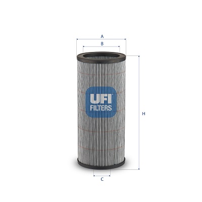 Filtro, sistema idraulico di lavoro UFI 83.101.00
