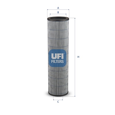 Filtro, sistema idraulico di lavoro UFI 83.104.00