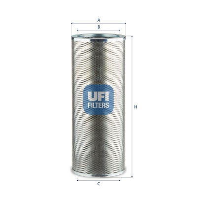 Filtro, sistema idraulico di lavoro UFI 83.122.00