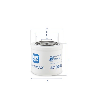 Filtro idraulico, cambio automatico UFI 87.030.00