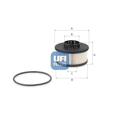 Filtro carburante UFI 26.201.00