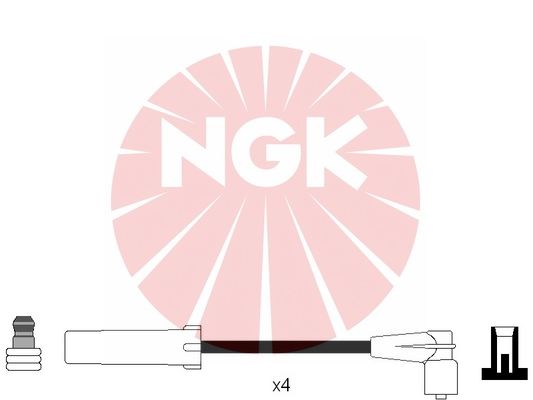 Kit cavi accensione NGK 4054