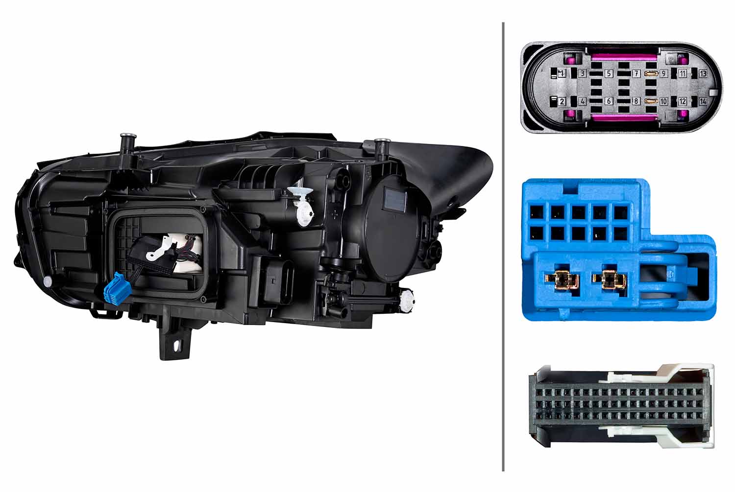HELLA PROIETTORE ANTERIORE MULTIBEAM LED 12V MERCEDESBEMZ CLASSE