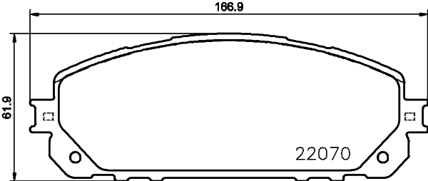 Pastiglie freno HELLA 8DB355023-391