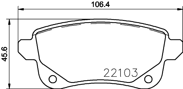 Pastiglie freno HELLA 8DB355023-211
