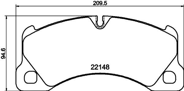 Pastiglie freno HELLA 8DB355040-631
