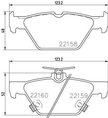 Pastiglie freno HELLA 8DB355023-341