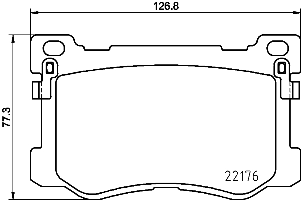 Pastiglie freno HELLA 8DB355025-271