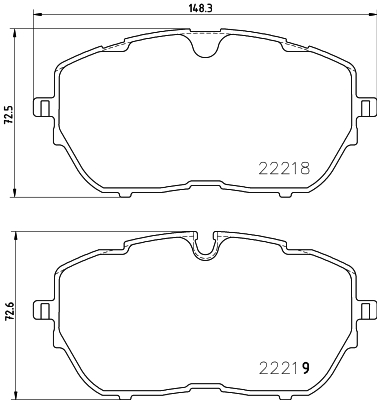 Pastiglie freno HELLA 8DB355024-731