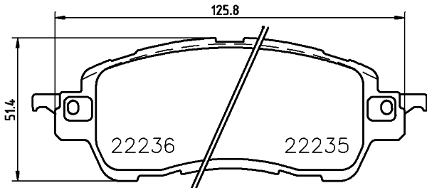 Pastiglie freno HELLA 8DB355024-721