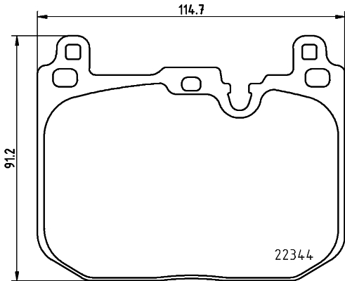 Pastiglie freno HELLA 8DB355025-621
