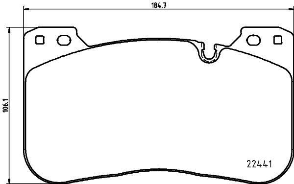 Pastiglie freno HELLA 8DB355025-991