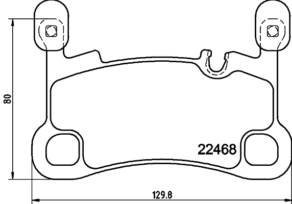 Pastiglie freno HELLA 8DB355039-111