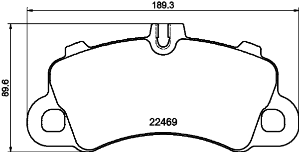 Pastiglie freno HELLA 8DB355039-101