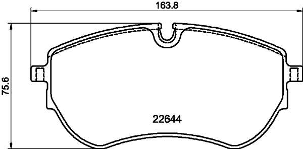 Pastiglie freno HELLA 8DB355045-871