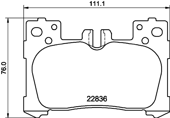 Pastiglie freno HELLA 8DB355040-741
