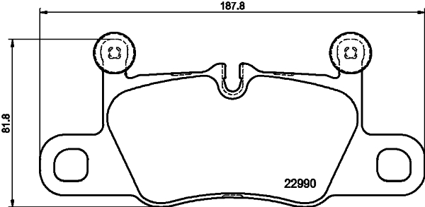 Pastiglie freno HELLA 8DB355039-821