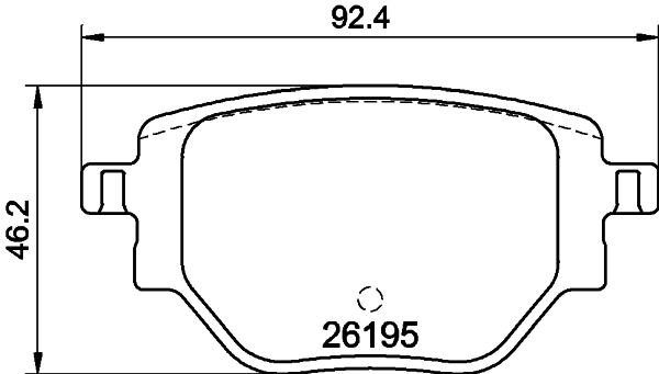 Pastiglie freno HELLA 8DB355040-321