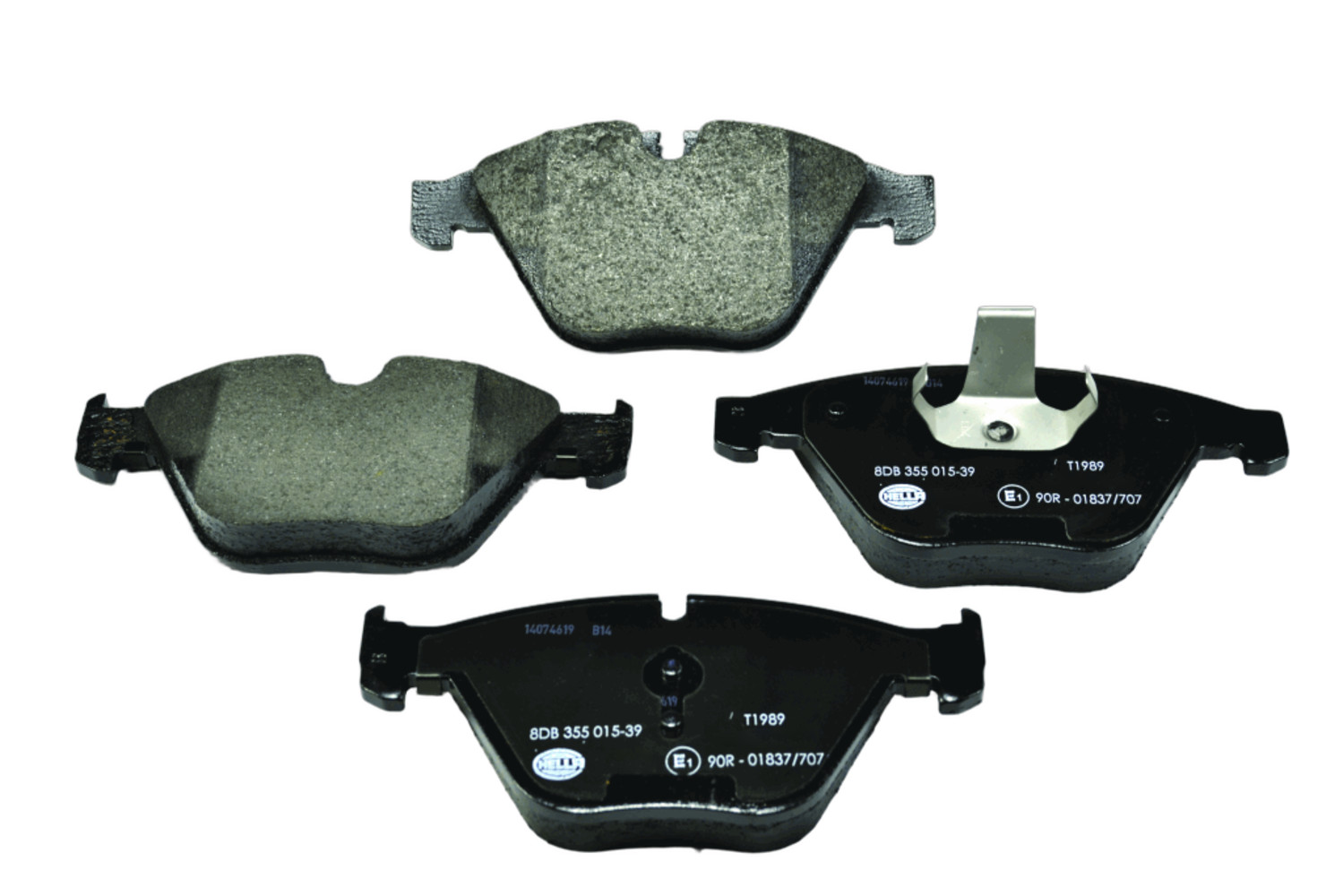 Pastiglie freno HELLA 8DB355015-391
