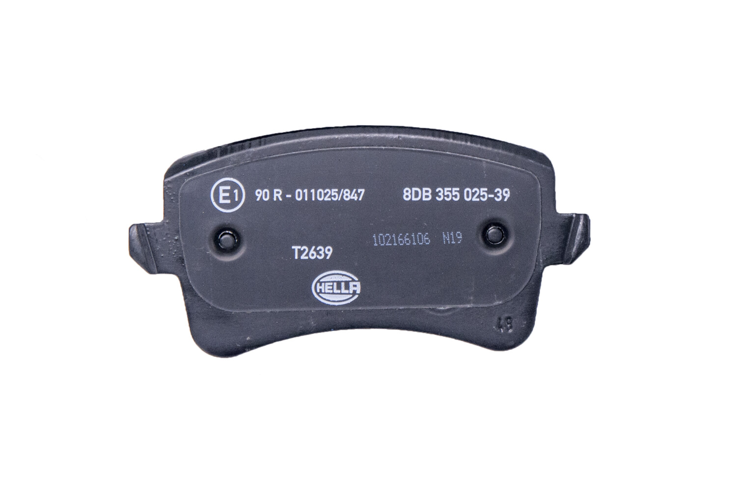 Pastiglie freno HELLA 8DB355025-391