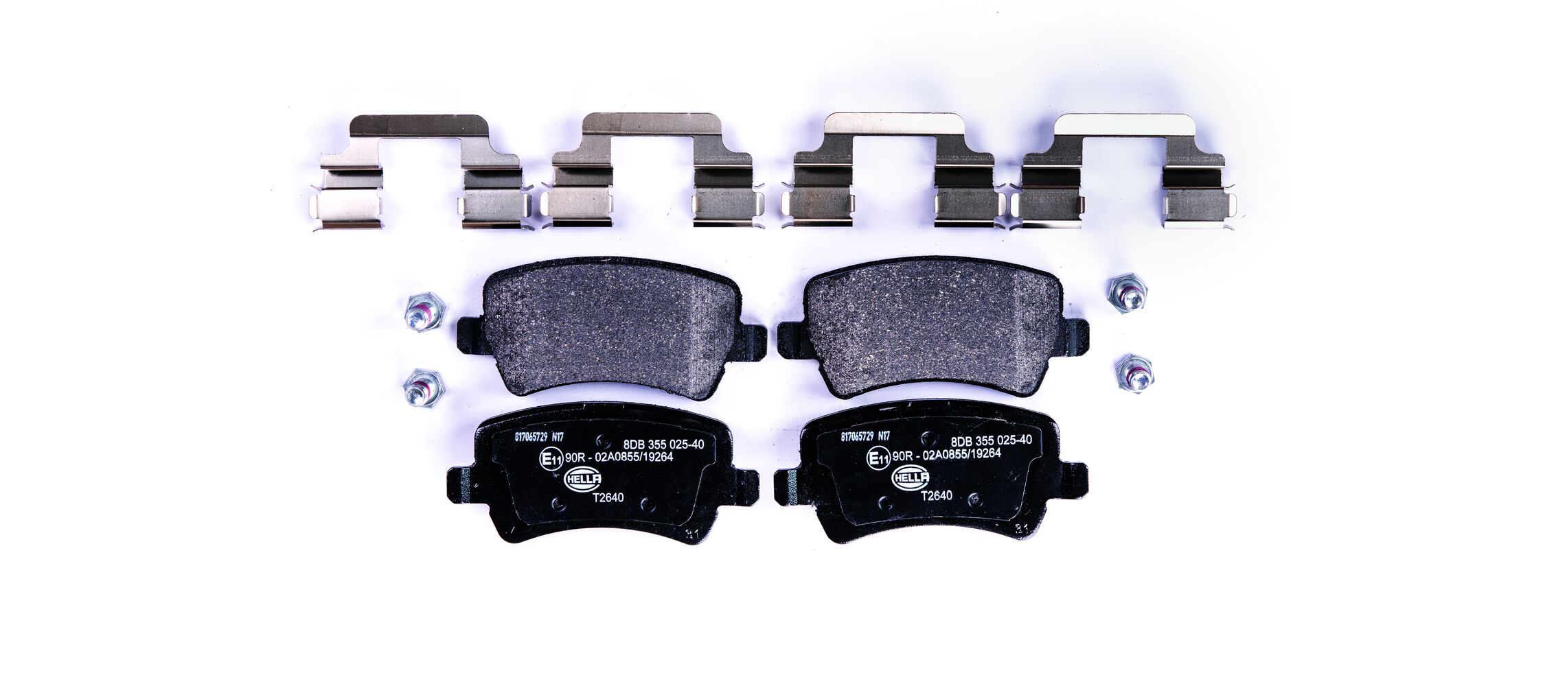 Pastiglie freno HELLA 8DB355025-401