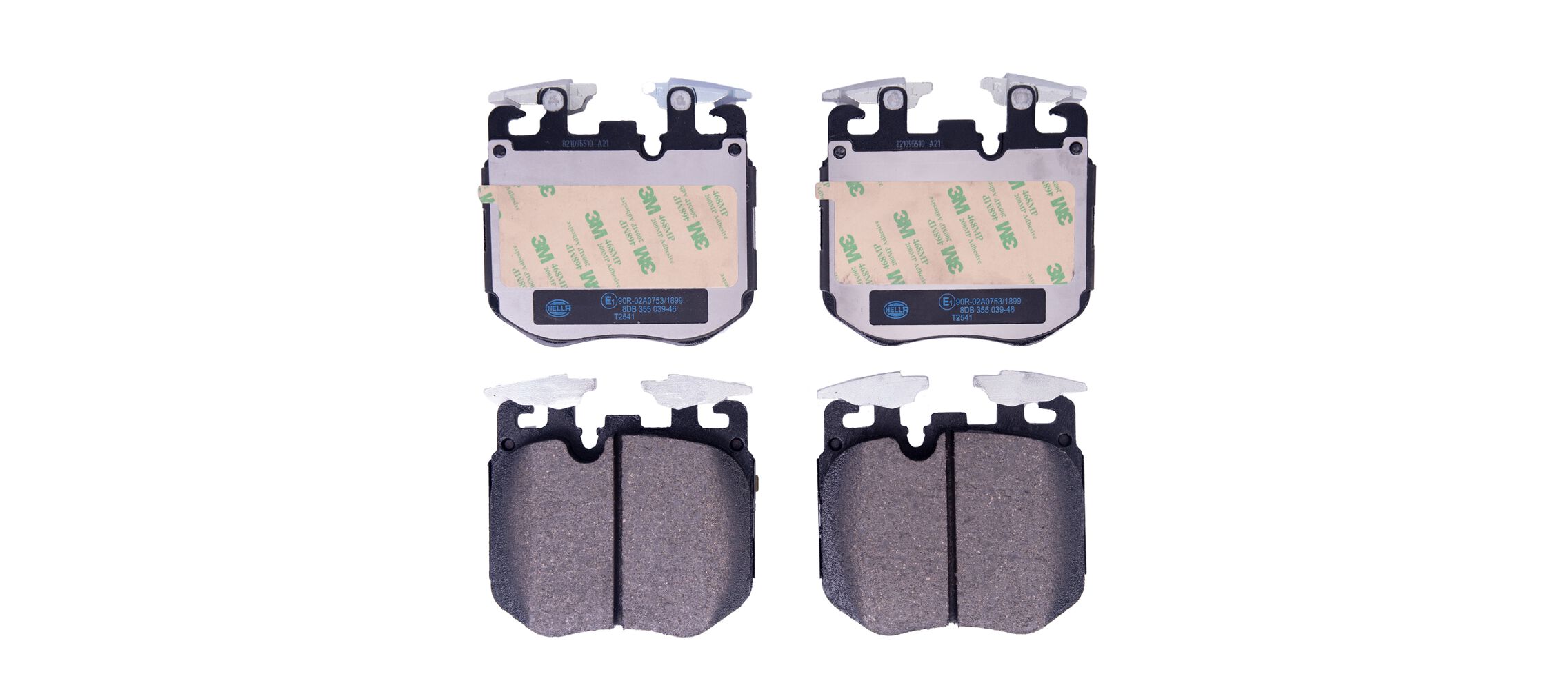 Pastiglie freno HELLA 8DB355039-461