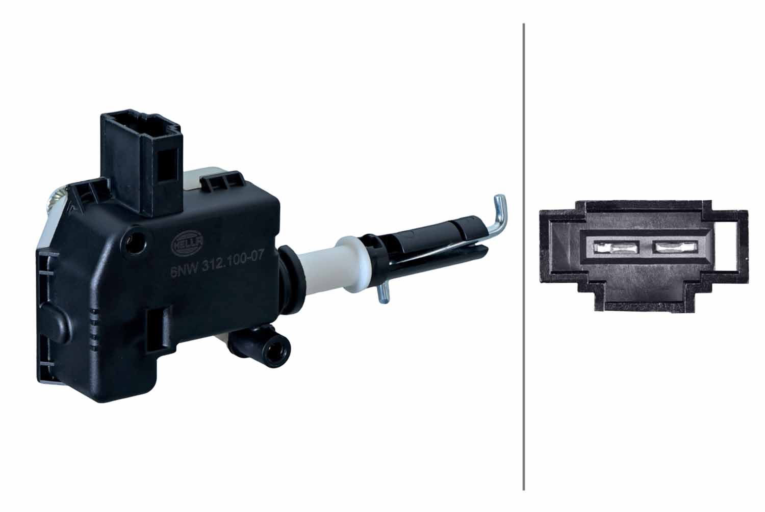 Attuatore, chiusura centralizzata HELLA 6NW312100-071