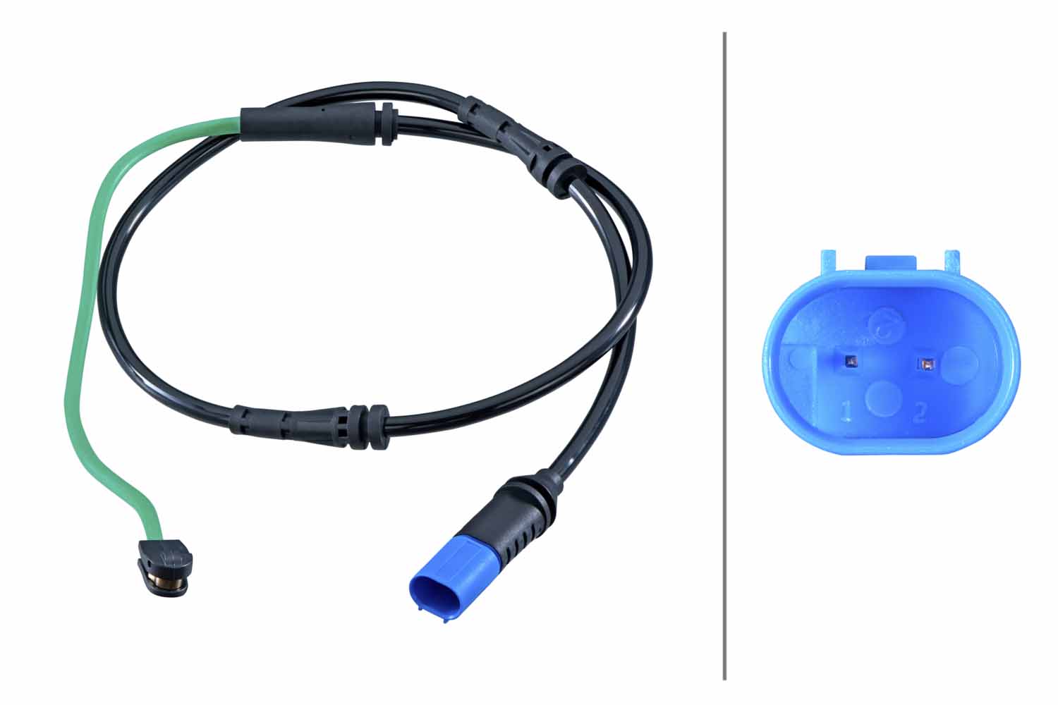 Contatto segnalazione, usura past. freno/mat. d'attrito HELLA 8DK355253-691