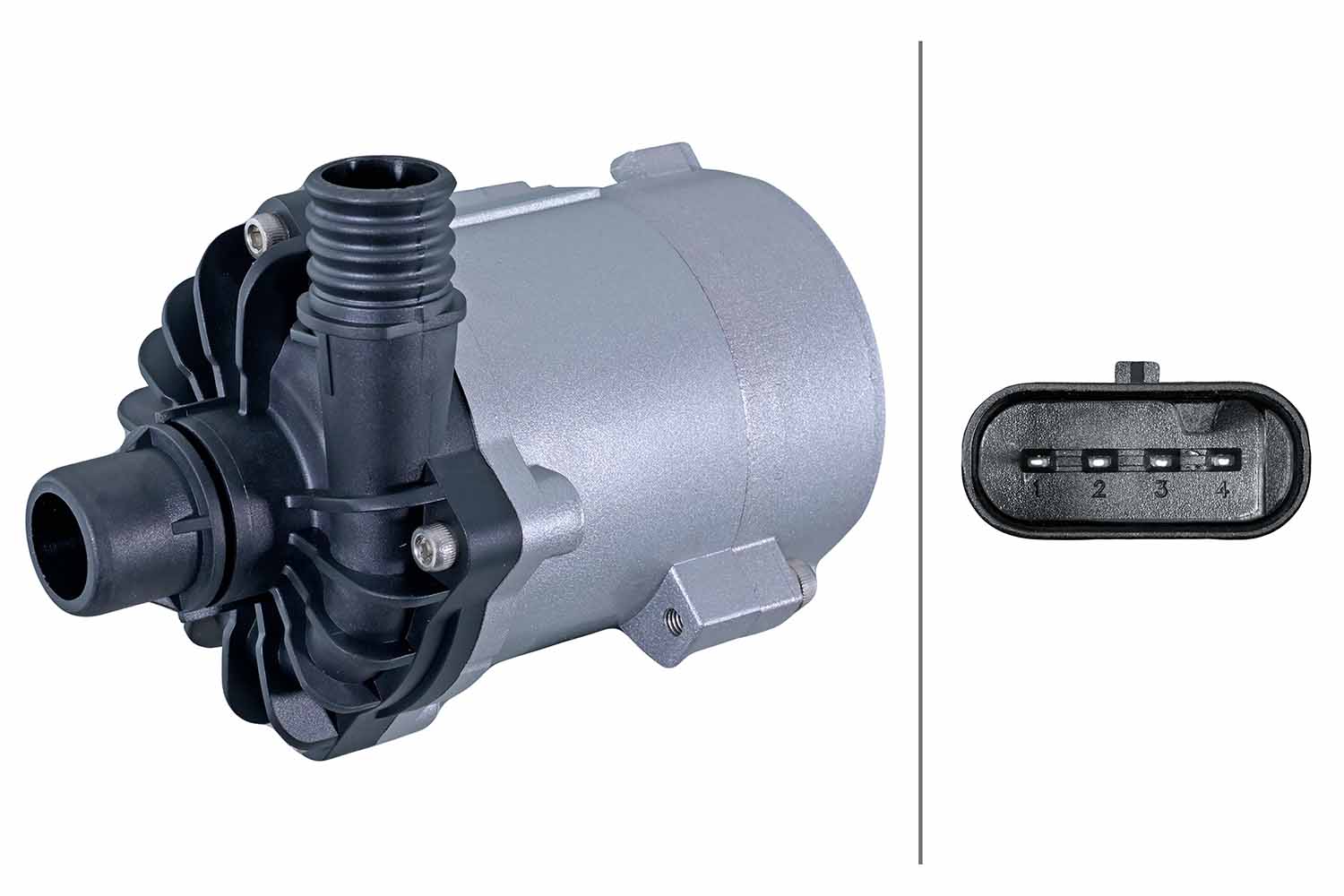 Pompa dell'acqua supplementare (circuito acqua di raffred.) HELLA 8TW358413-071