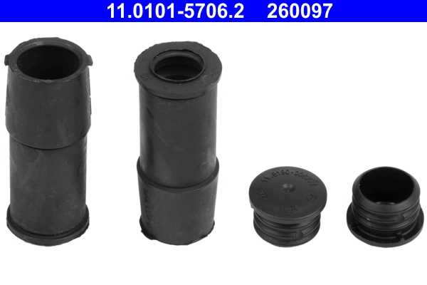 Kit manicotti di guida, pinza freno ATE 260097
