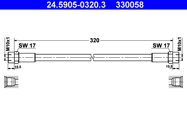 Flessibile frizione ATE 330058