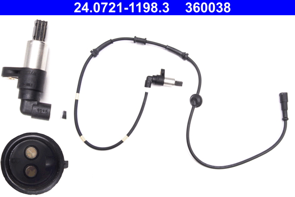 Sensore, n. giri ruota ATE 360038
