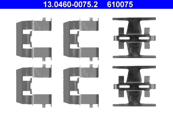 Kit accessori, pastiglia freno ATE 610075
