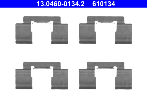 Kit accessori, pastiglia freno ATE 610134