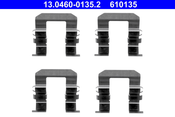 Kit accessori, pastiglia freno ATE 610135