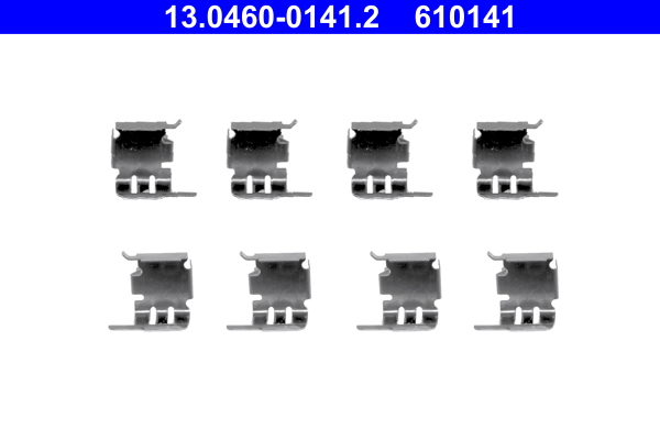 Kit accessori, pastiglia freno ATE 610141