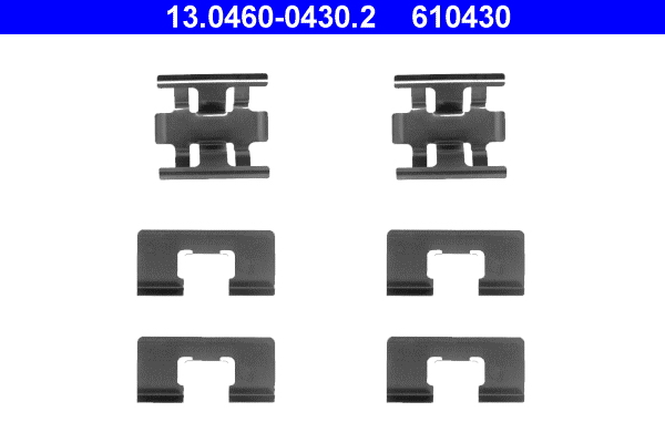 Kit accessori, pastiglia freno ATE 610430