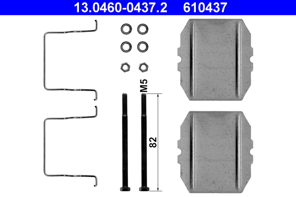 Kit accessori, pastiglia freno ATE 610437